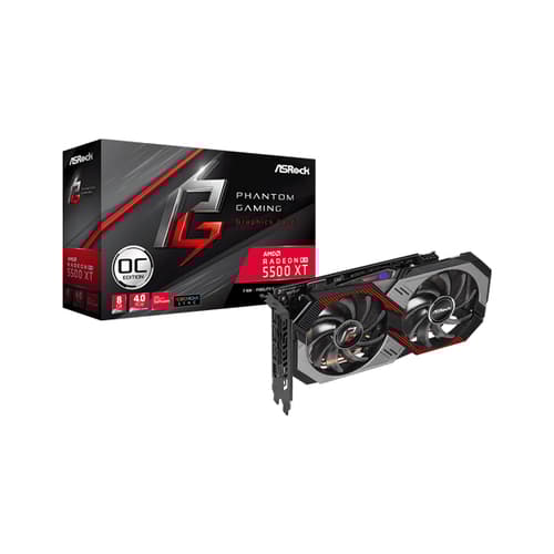 Asrock RX 5500 XT Phantom Gaming D OC 8GB Graphics Card